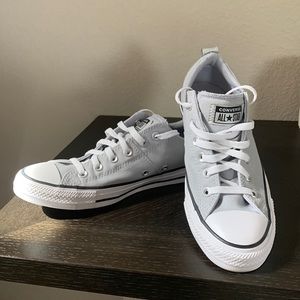 Women’s Converse Chuck Taylor All Star Madison Ox Gravel Grey Silver Gray Shoes